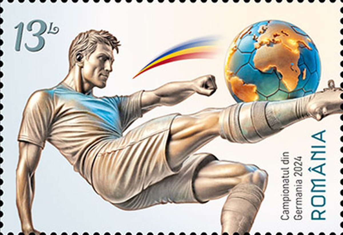Moment unic pentru colecționari: Romfilatelia a lansat timbre speciale pentru EURO 2024