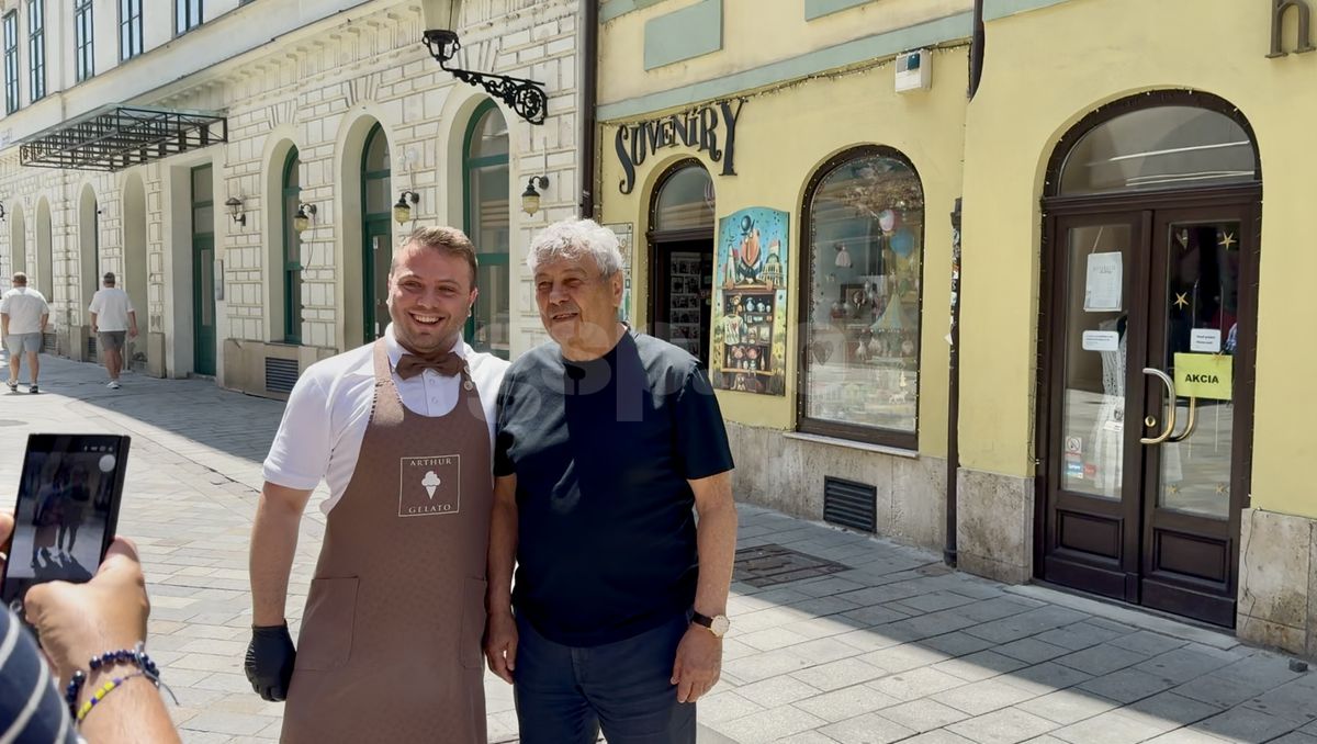 Imagini de senzație cu Mircea Lucescu în centrul Bratislavei! » Turcii i-au pupat mâinile: „La ei, asta înseamnă acest gest!”