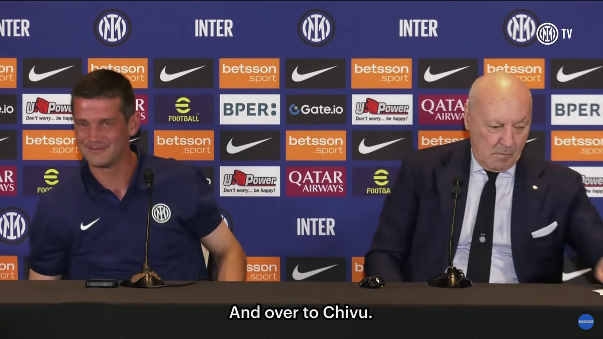 Cristi Chivu, întrerupt de ofițerul de presă al lui Inter