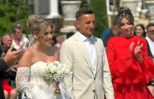 Marius Ștefănescu s-a căsătorit, sâmbătă, la Caracal » Un singur coechipier de la FCSB zărit la eveniment