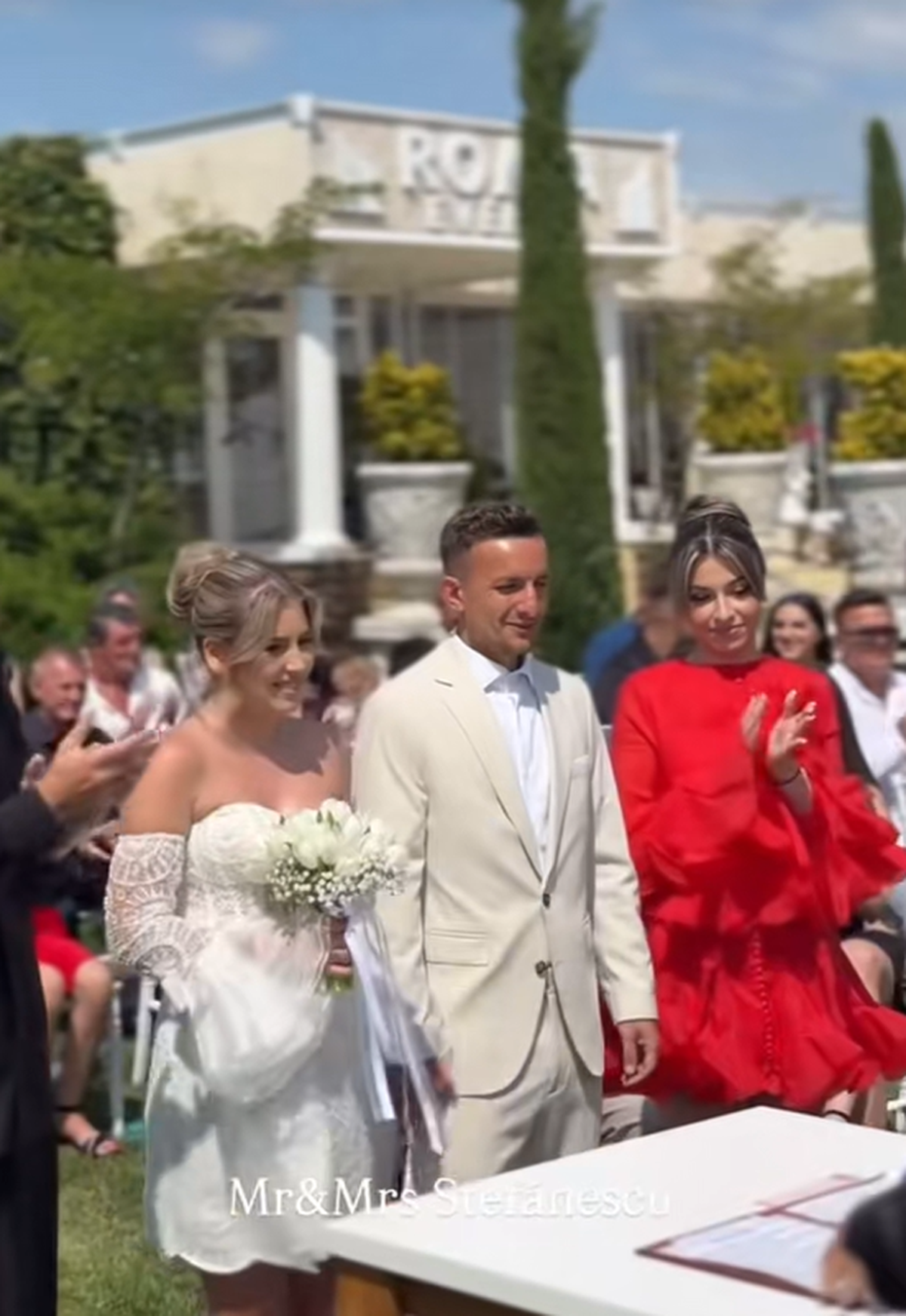 Marius Ștefănescu s-a căsătorit, sâmbătă, la Caracal » Un singur coechipier de la FCSB zărit la eveniment