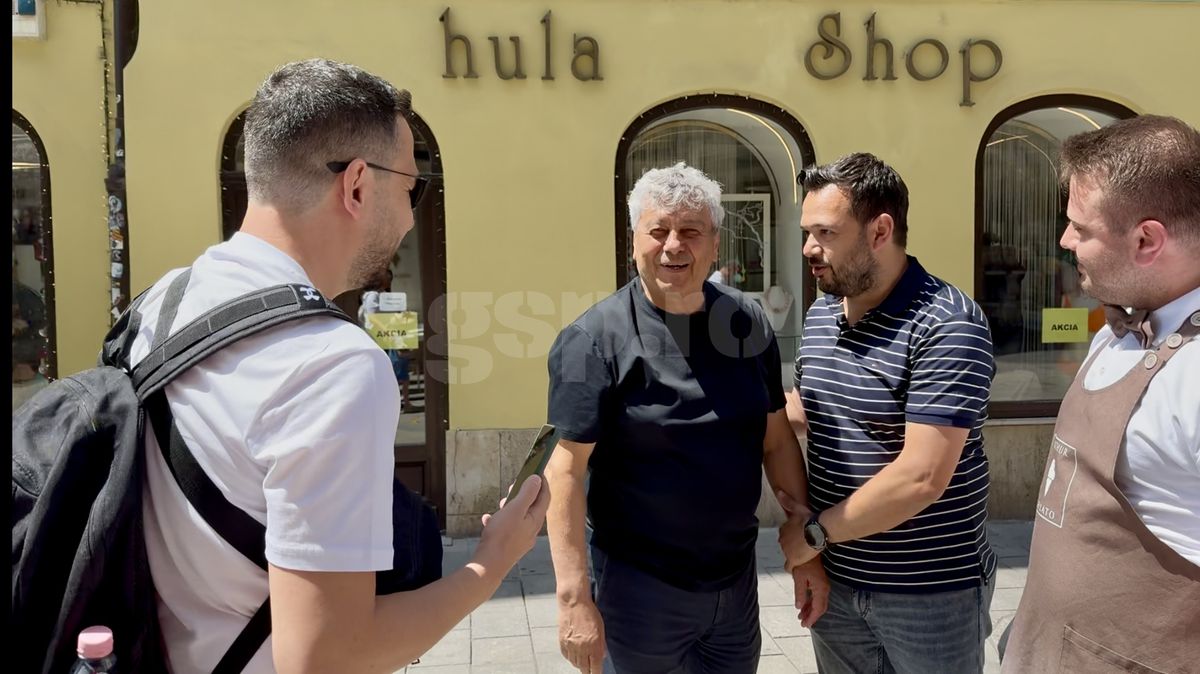 Imagini de senzație cu Mircea Lucescu în centrul Bratislavei! » Turcii i-au pupat mâinile: „La ei, asta înseamnă acest gest!”