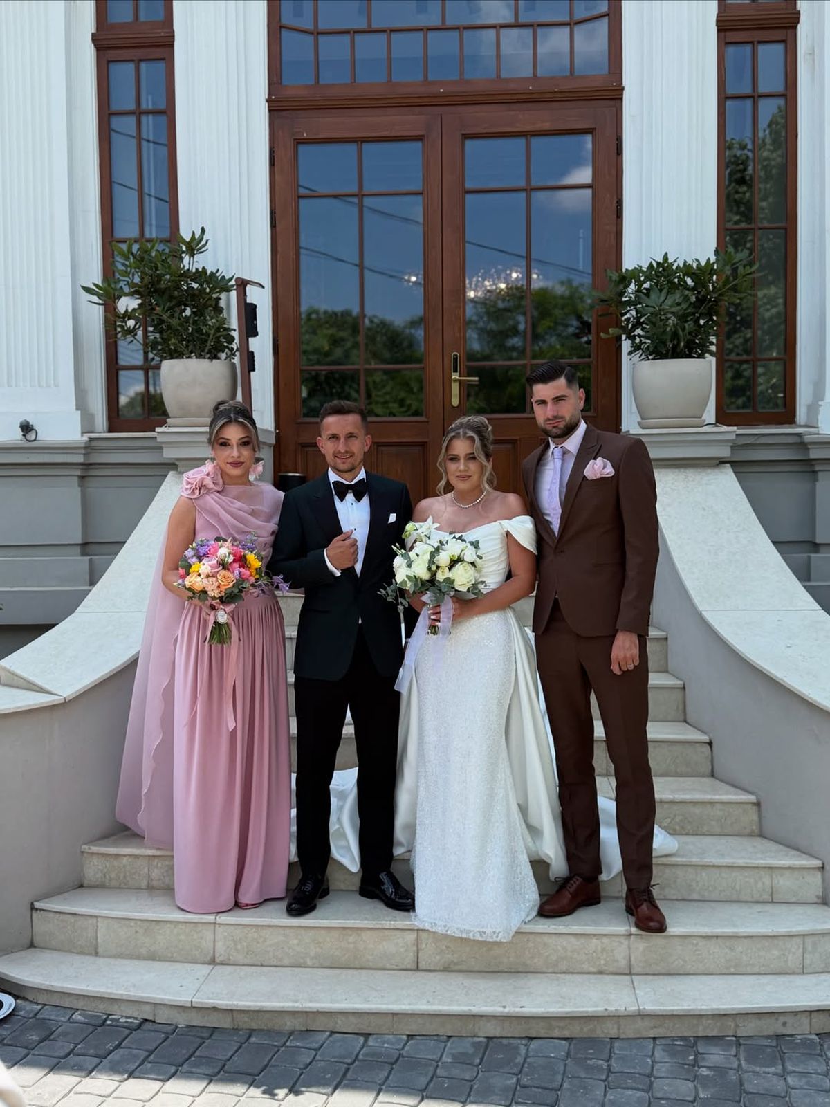 Marius Ștefănescu s-a căsătorit, sâmbătă, la Caracal » Un singur coechipier de la FCSB zărit la eveniment