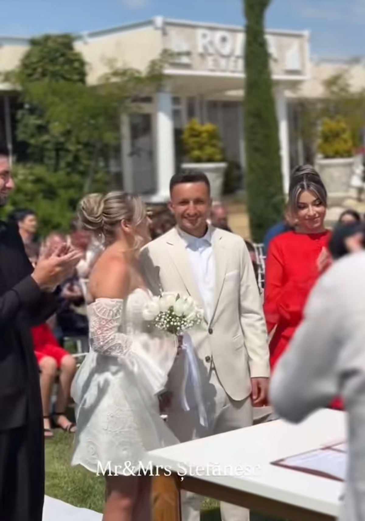 Marius Ștefănescu s-a căsătorit, sâmbătă, la Caracal » Un singur coechipier de la FCSB zărit la eveniment