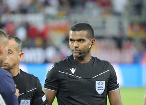 Moment nemaiîntâlnit! Ce i-a cerut arbitrul partidei Cehia - Germania fotoreporterului GSP