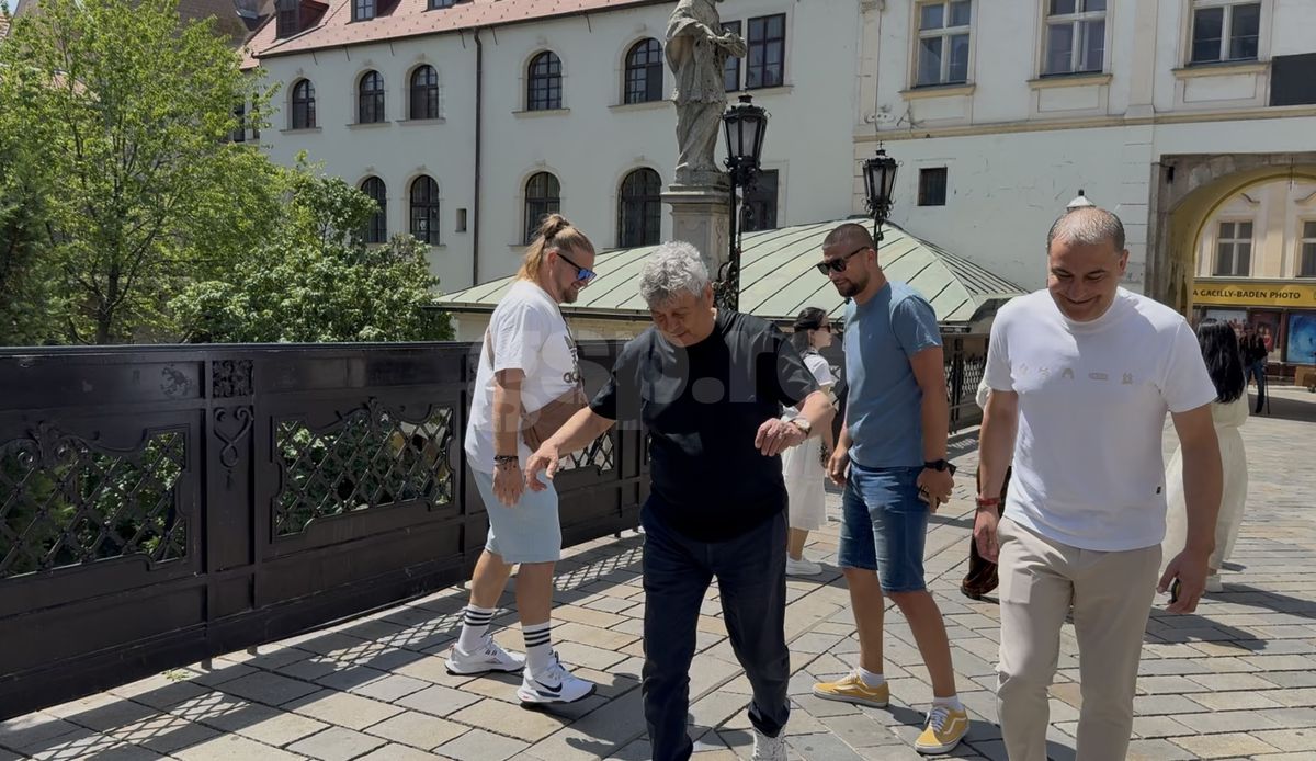 Imagini de senzație cu Mircea Lucescu în centrul Bratislavei! » Turcii i-au pupat mâinile: „La ei, asta înseamnă acest gest!”