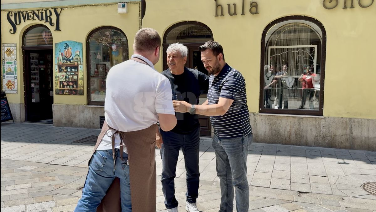 Imagini de senzație cu Mircea Lucescu în centrul Bratislavei! » Turcii i-au pupat mâinile: „La ei, asta înseamnă acest gest!”