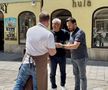 Mircea Lucescu s-a plimbat prin Bratislava înainte să se întoarcă la București. Foto: Andrei Crăițoiu (GSP.RO)