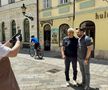 Mircea Lucescu s-a plimbat prin Bratislava înainte să se întoarcă la București. Foto: Andrei Crăițoiu (GSP.RO)