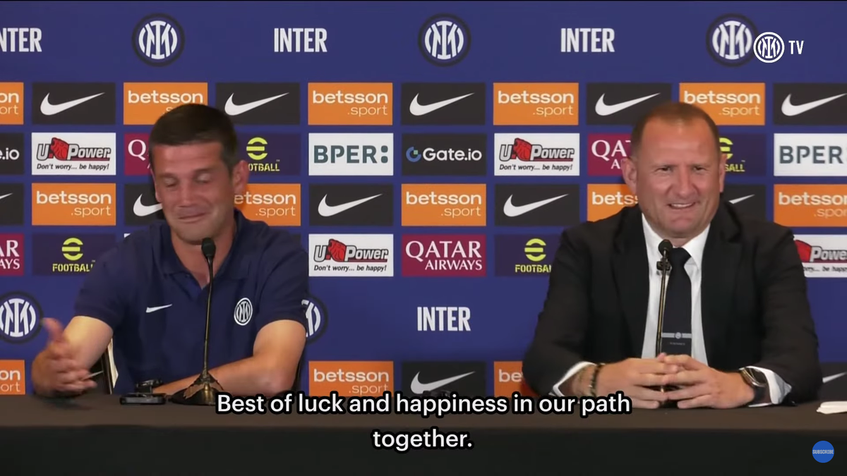 Italienii au făcut două gafe la conferința de presă a lui Cristi Chivu » Antrenorul român a răspuns cu umor