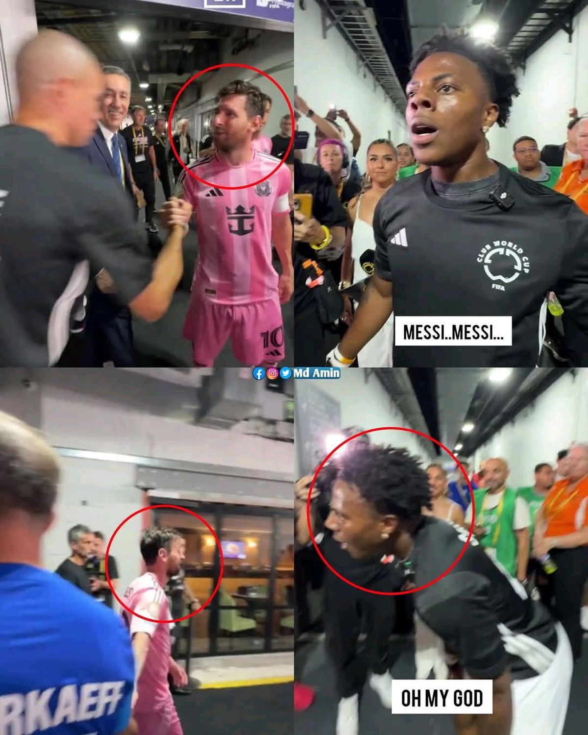 Gestul prin care excentricul IShowSpeed l-a sfidat pe Lionel Messi la Campionatul Mondial al Cluburilor! Argentinianul n-a stat pe gânduri