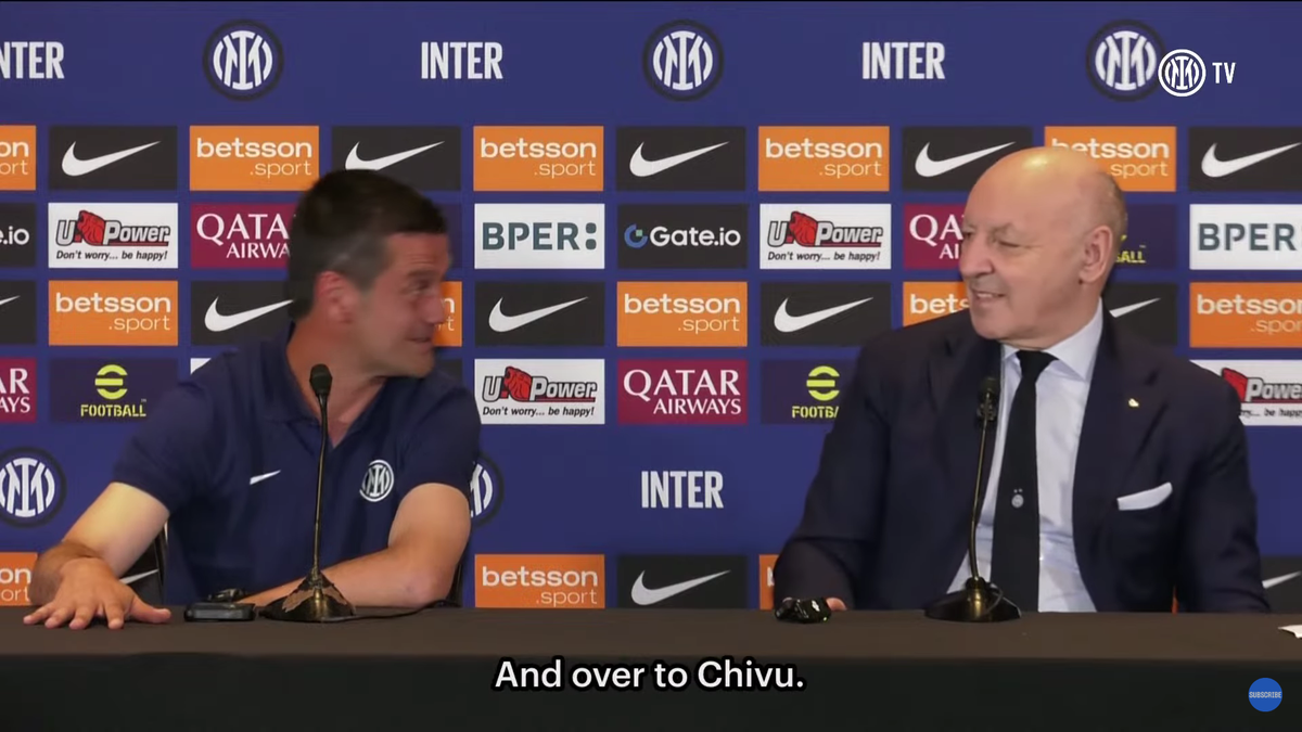 Cristi Chivu, întrerupt de ofițerul de presă al lui Inter