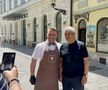 Mircea Lucescu s-a plimbat prin Bratislava înainte să se întoarcă la București. Foto: Andrei Crăițoiu (GSP.RO)