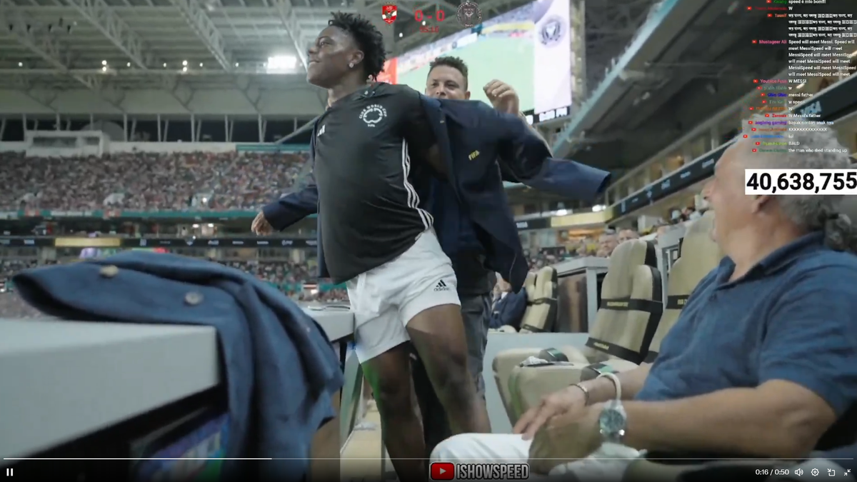 Gestul prin care excentricul IShowSpeed l-a sfidat pe Lionel Messi la Campionatul Mondial al Cluburilor! Argentinianul n-a stat pe gânduri