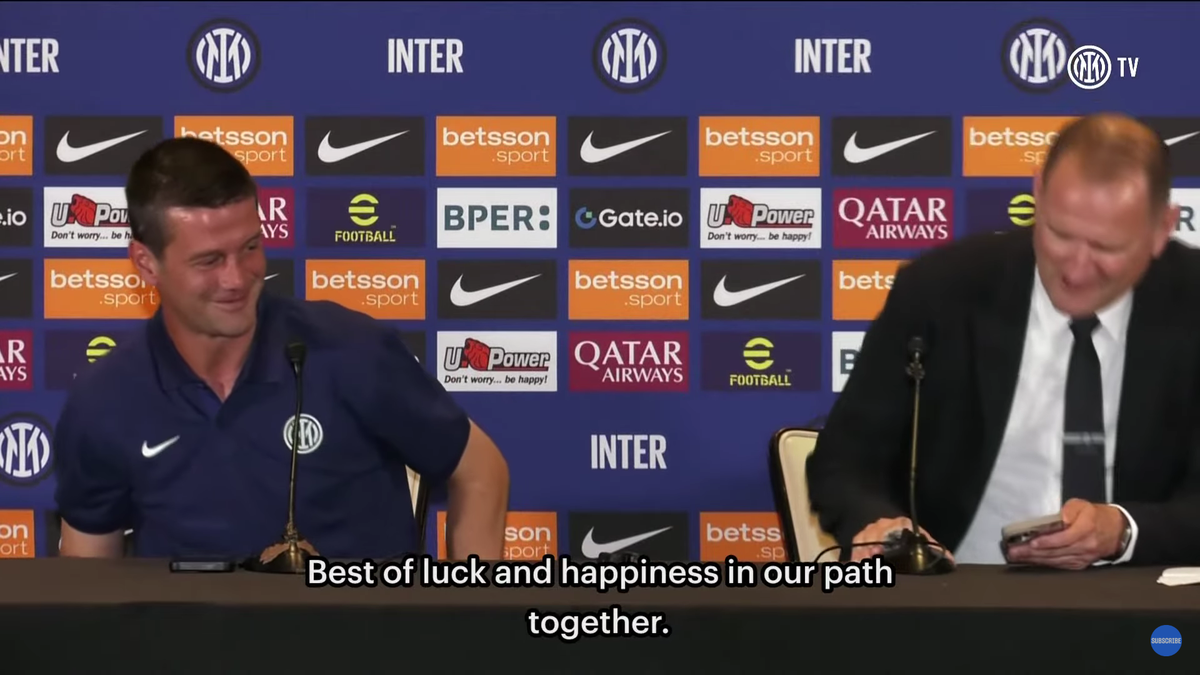 Italienii au făcut două gafe la conferința de presă a lui Cristi Chivu » Antrenorul român a răspuns cu umor