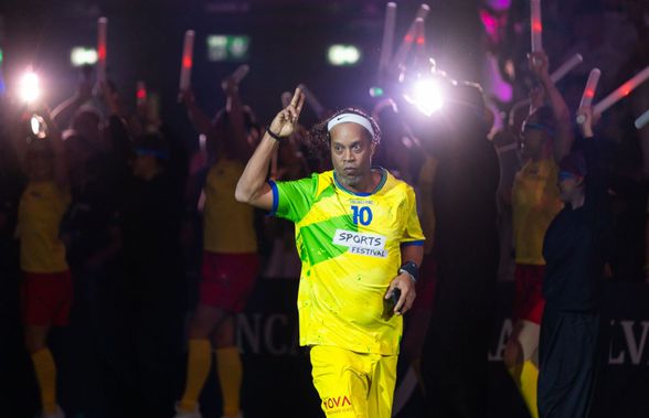 „Invitați-mă înapoi!” » La câteva ore după ce a jucat cu Adriano, Mutu și Sneijder la Cluj, Ronaldinho i-a descris pe români în 6 cuvinte