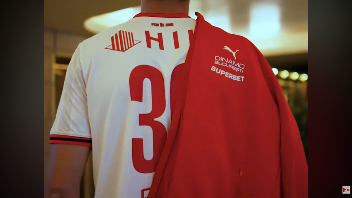 Dinamo și-a prezentat echipamentul cu noua siglă pentru sezonul viitor!