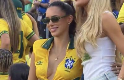 De data asta chiar nu a fost AI! Cum a fost fotografiată iubita lui Neymar în tribunele Mondialului