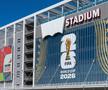 Au transformat restricția FIFA într-o idee genială de marketing! Ce reprezintă cearșaful alb de lângă tabela arenei din Santa Clara