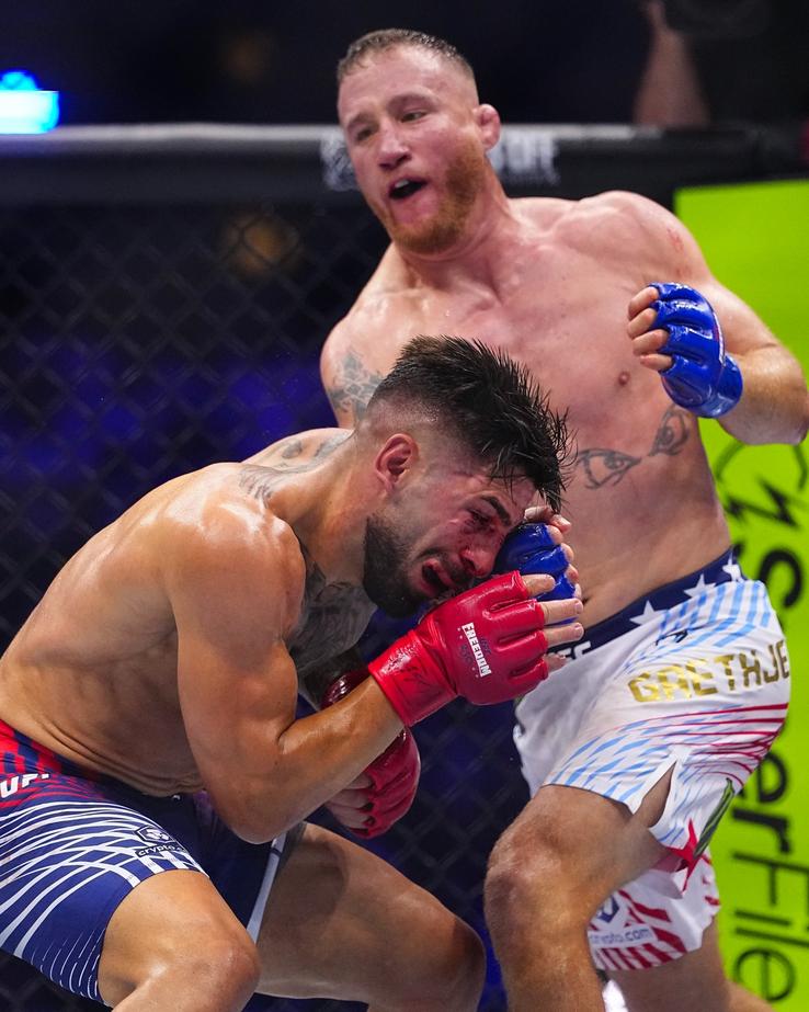 Justin Gaethje este noul campion la categoria ușoară // foto: Instagram UFC