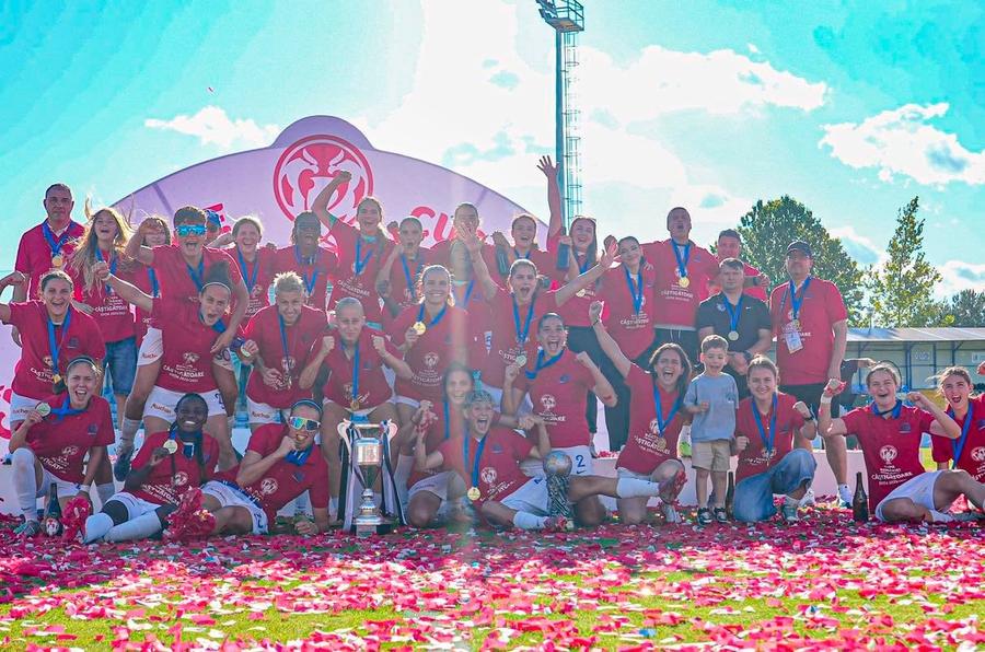 Farul a câștigat în premieră Cupa României la fotbal feminin și a realizat eventul