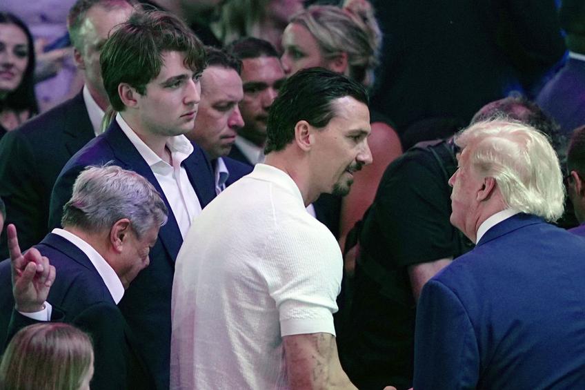 Zlatan Ibrahimovic, alături de Donald Trump la gala UFC Freedom 250 // foto: Imago Images