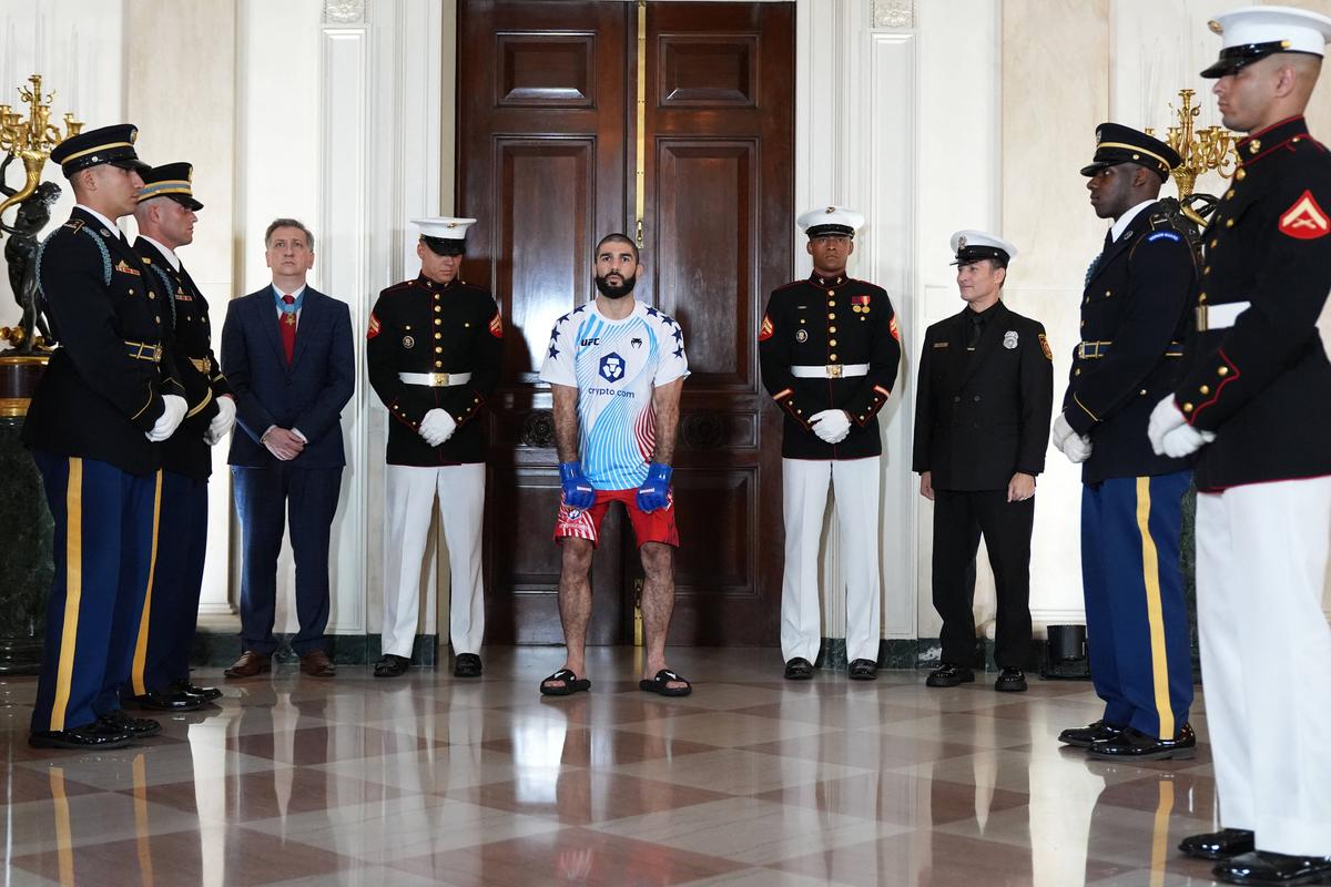 Donald Trump - gala UFC Casa Albă