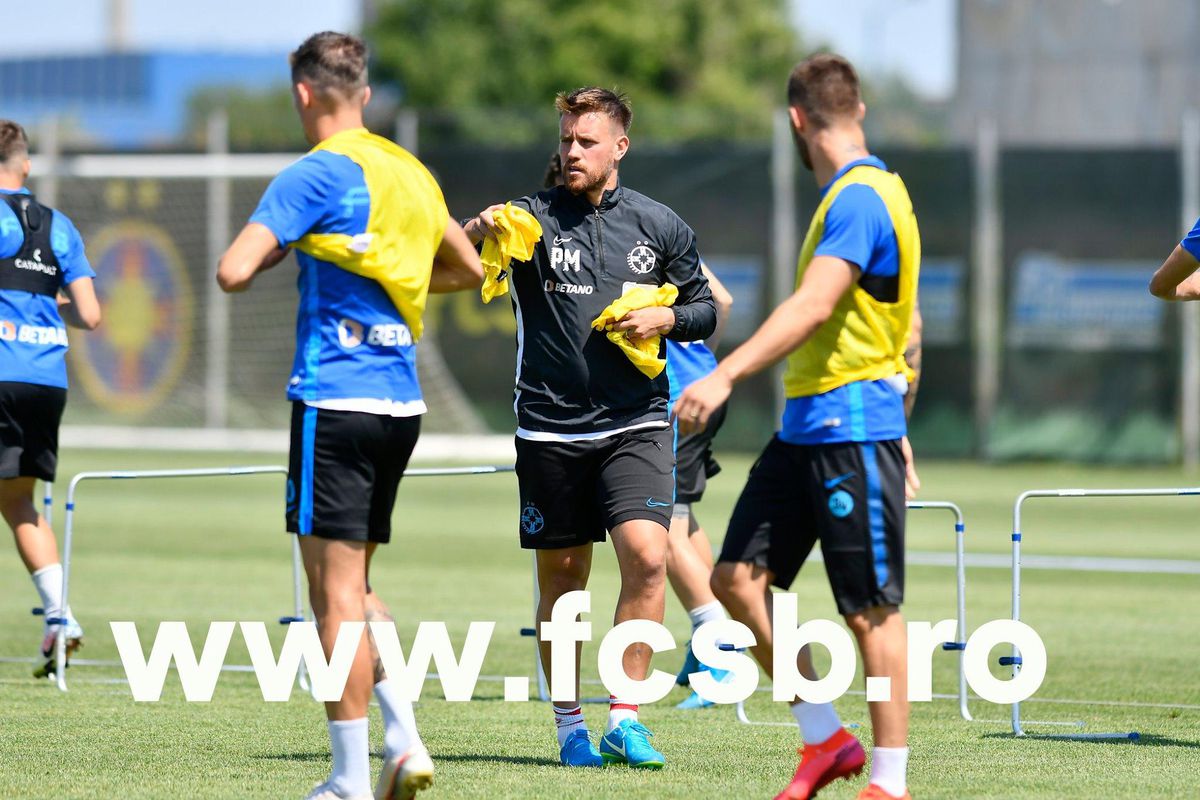 FCSB, primul antrenament Toni Petrea