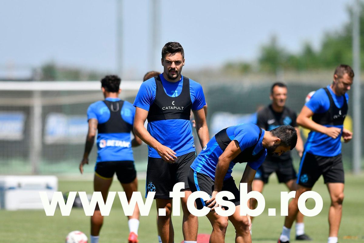 FCSB, primul antrenament Toni Petrea