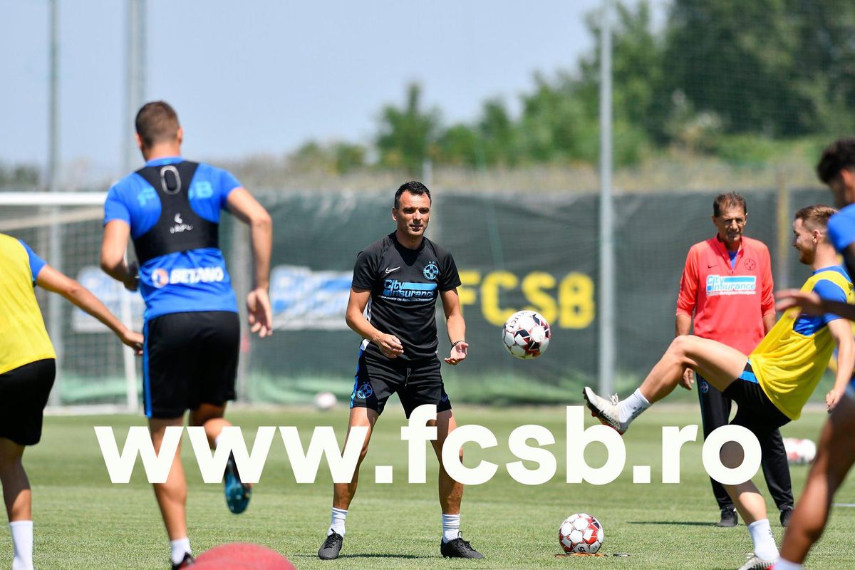 FCSB, primul antrenament Toni Petrea