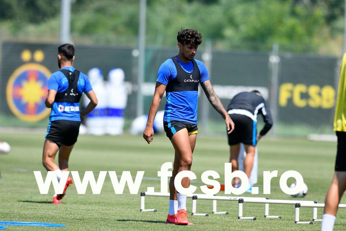 FCSB, primul antrenament Toni Petrea