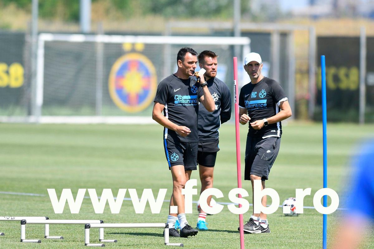 FCSB, primul antrenament Toni Petrea