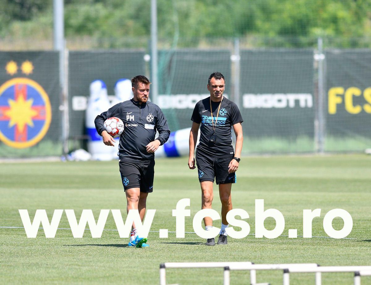 FCSB, primul antrenament Toni Petrea