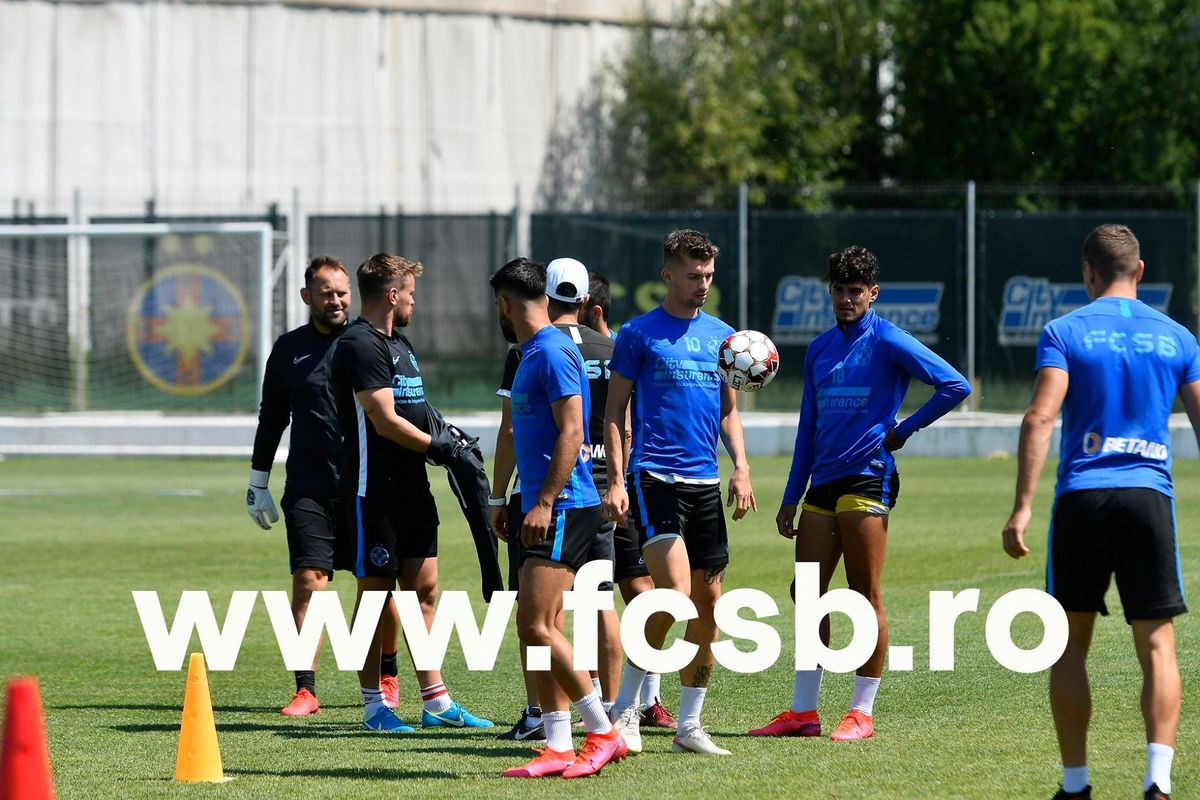 FCSB, primul antrenament Toni Petrea