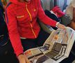 Cu Gazeta Sporturilor spre Tokyo » Olimpicii României au răsfoit ediția specială dedicată lor de GSP în ziua zborului