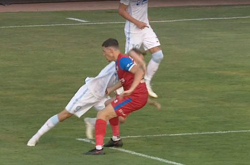FC Botoșani - FCSB. În minutul 3 al confruntării din Moldova, vicecampioana a solicitat acordarea unui penalty.
