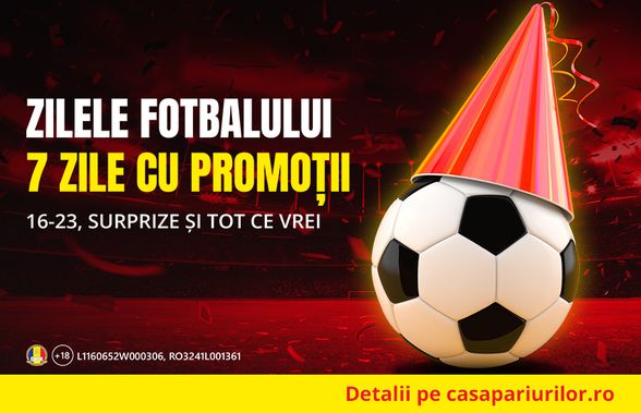 Casa fotbalului românesc! 7 zile de promoții și surprize online