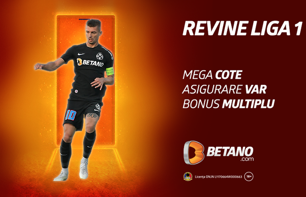 Fotbalul nostru s-a întors! Liga 1 revine cu megacote, asigurare VAR și peste 2.000 de pariuri pe meci!
