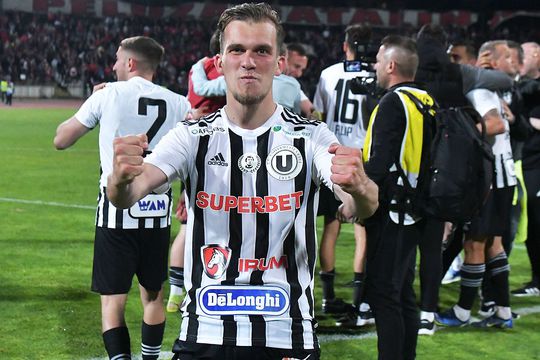 Remacle este unul dintre artizanii promovării lui U Cluj, gol în „barajul” cu Dinamo // foto: Imago