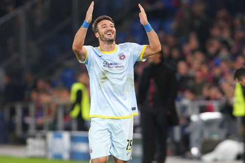 Federico Piovaccari (39 de ani) a revenit în România cu ocazia meciului FCSB - Virtus, din primul tur preliminar al Ligii Campionilor. Returul pleacă de la scorul de 7-1 pentru campioana României. / foto: Imago Images