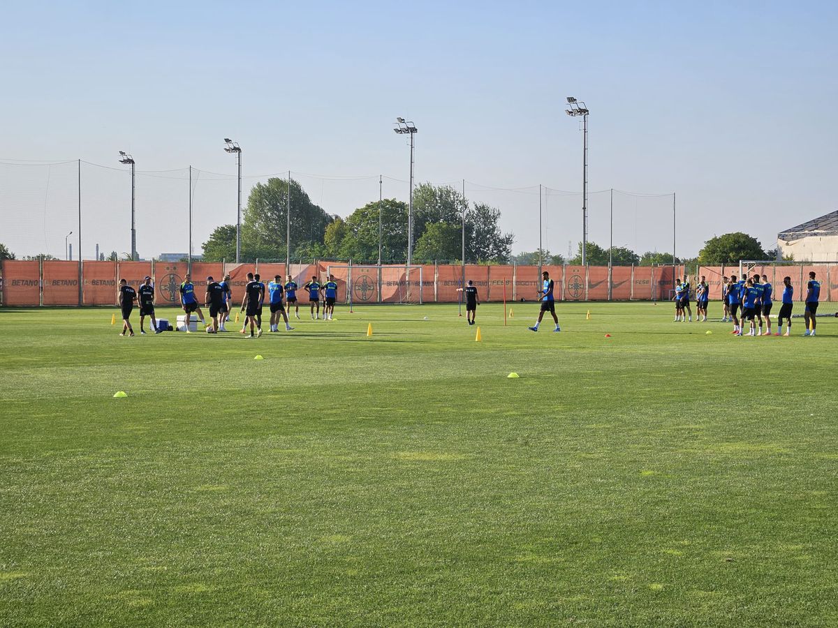 Noul transfer de la FCSB, primul antrenament în tricoul campioanei, înaintea returului cu Virtus din Liga Campionilor