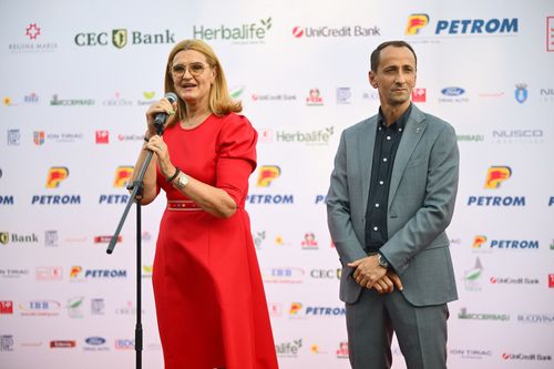 Elisabeta Lipă, Mihai Covaliu - Prezentare lot olimpic canotaj Paris 2024 Foto: Raed Krishan