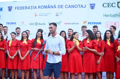 Ciprian Tudosă - Prezentare lot olimpic canotaj Paris 2024 Foto: Raed Krishan