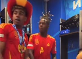 UPS! Lamine Yamal a comis-o la câteva minute după triumful de la Euro 2024 » Ce apare pe live-ul din vestiar