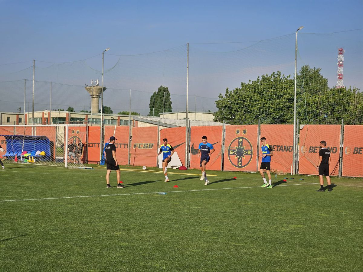 Noul transfer de la FCSB, primul antrenament în tricoul campioanei, înaintea returului cu Virtus din Liga Campionilor