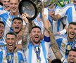 Lionel Messi ridicând trofeul Cupa America / Foto: AFA - Seleccion Argentina (X - Twitter)