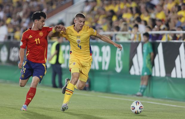 Integralist în ultimele 3 meciuri ale României U19 la EURO, fundașul stânga a fost cedat în Liga 2: „Urmează și alte mutări”