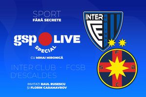 Inter Club d'Escaldes - FCSB, în turul 1 preliminar din Liga Campionilor » Comentăm cu Raul Rusescu și Florin Caramavrov, la GSP Live Special