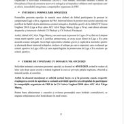 Contestația depusă de CS Păulești împotriva cesiunii dintre Unirea Ungheni și ASA Târgu Mureș 2