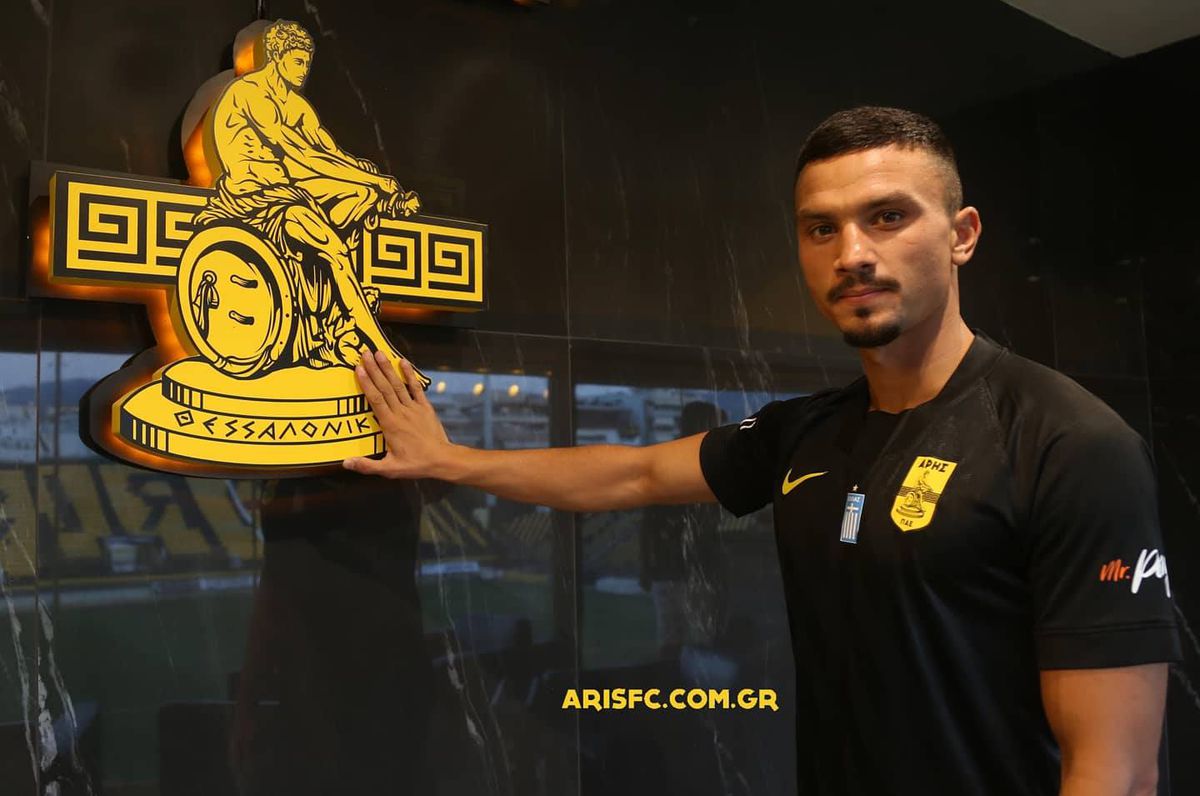 Cristi Ganea, prezentat la Aris Salonic de un campion european! Ce salariu are internaționalul român